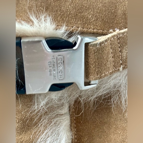 COACH suede & shearling boot - Picture 8 of 10